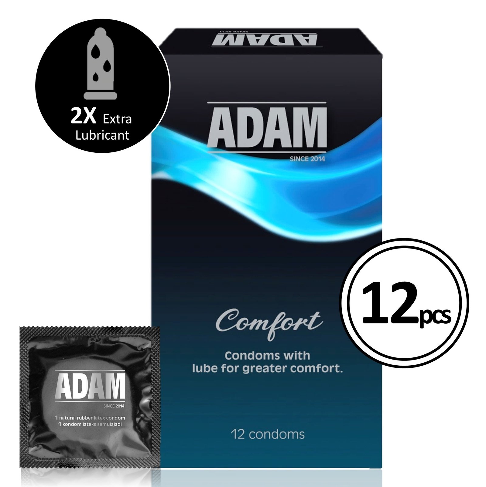 Adam Comfort Condom 12pcs