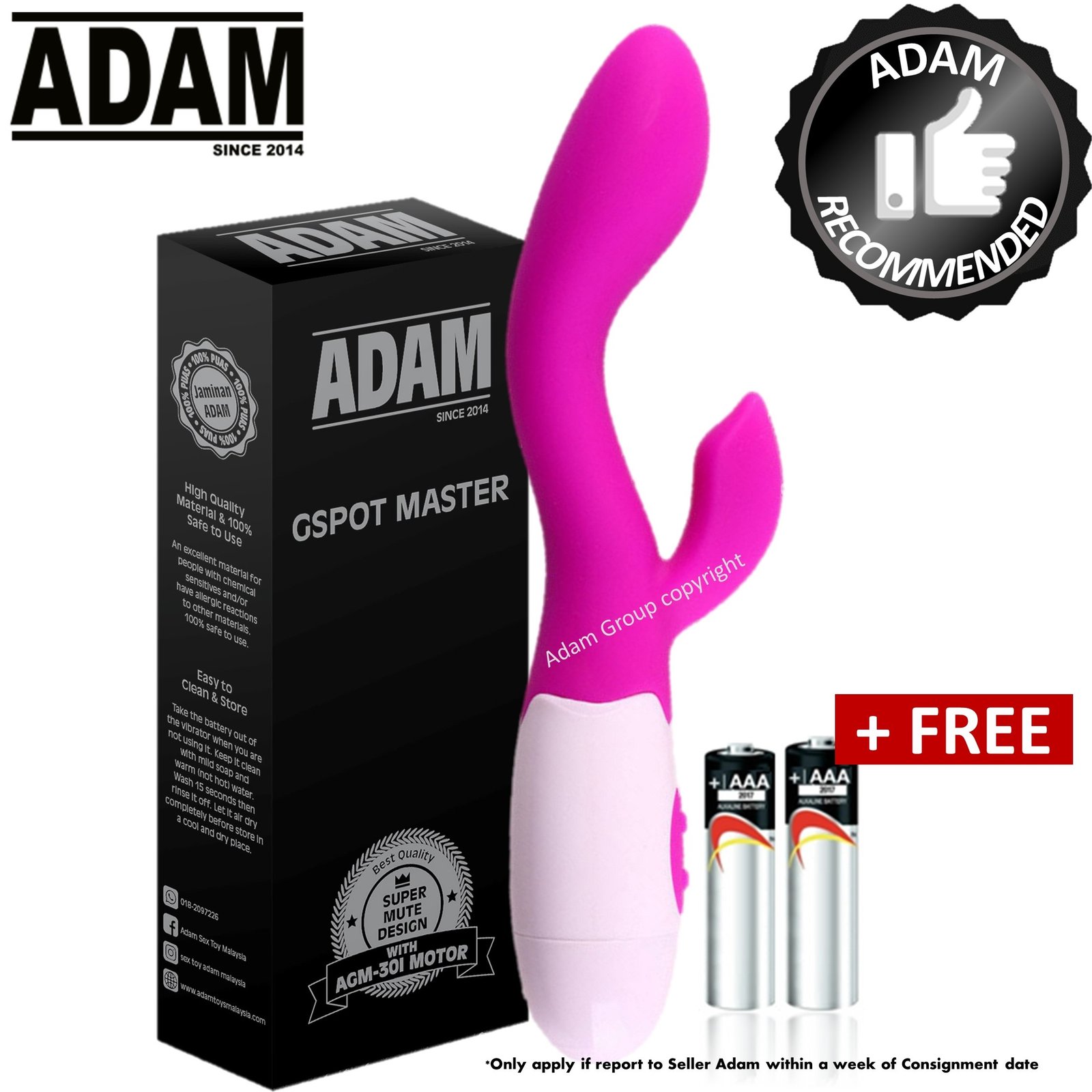 Adam Gspot Master Vibrator Malaysia